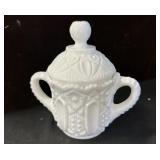 Vintage Milk Glass Sugar/Candy Dish