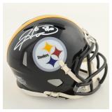 Autographed Hines Ward Steelers Mini Helmet