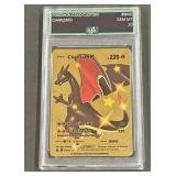 Pokï¿½mon Gold Custom Charizard Card