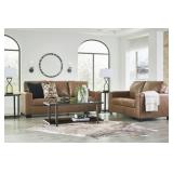 Ashley Bolsena Top Grain LEATHER Sofa & Love Seat