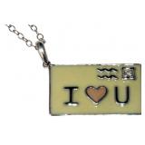 I Love You Letter Necklace