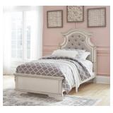 Twin - Ashley B743 Raelyn Antique White Bed