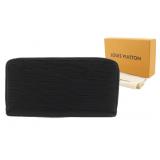 Louis Vuitton Black Epi Zippy Wallet