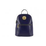 Yves Saint Laurent Navy Leather Backpack