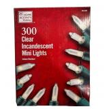 300 Clear Incandescent Lights Indoor/Outdoor