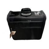 Joy Mangano Black Roll Around Suitcase