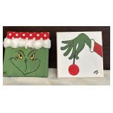 Grinch Christmas Decor on Canvas