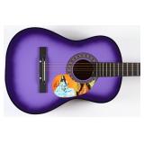 Autographed Demi Lovato Acoustic Guitar