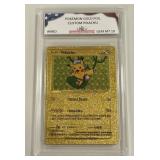 Pokï¿½mon Gold Custom Pikachu Card