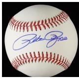 Autographed Pete Rose OML Baseball