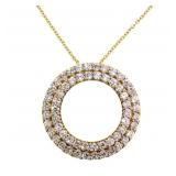 Brilliant 2.00 ct VS Lab Diamond Necklace