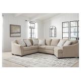 Ashley Brogan Bay 3-Piece Sectional with Cuddler