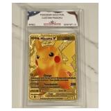 Pokï¿½mon Gold Custom Pikachu Card