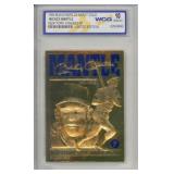 1996 23K Gold Mickey Mantle #7 Card