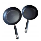 (2) Pc Hard Anodized Non Stick Skillet Set