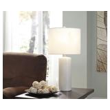 Ashley L177904 White Ceramic Lamp