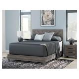 Ashley Queen Chevron Panel Bed Only