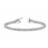 14kt Brilliant 4.00 ct VS Diamond Tennis Bracelet