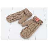 Louis Vuitton Logo Button Mittens