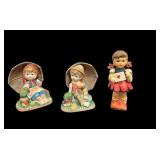 Set of (3) NAPCO FIGURINES