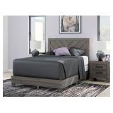 Ashley Full Chevron Panel Bed Only