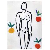 Nude With Oranges c.1952 Canvas by Henri Matisse