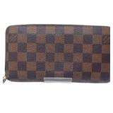 Louis Vuitton Damier Long Zipper Wallet