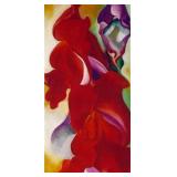 Red Snapdragons c.1923 Canvas by Georgia O