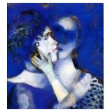 Blue Lovers c.1914 Canvas by Marc Chagall