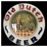 Vintage Old Dutch Beer Lighted Sign (see cracks)