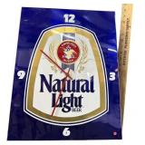 Anheuser Natural Light Beer Clock