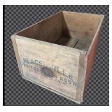 PLACEVILLE FRUIT GROWERS ASSOCIATION CRATE