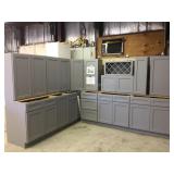Pacific grey kitchen cabinets