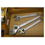 3 crescent wrenches