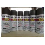 Rust-Oleum Spray Paint Brown and Bonze 6 cans