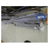 Lot of Tension Rods and Curtain Rodd