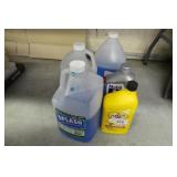 Oil and washer fluid