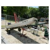 12 ft aluminum jon boat with tanks and 6 hp Mercur