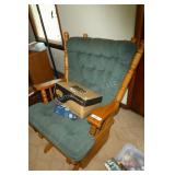 Rocking chair with contents