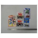 flat Tootsie toy assorted cars & tractor