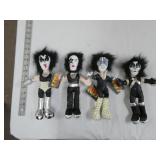 4 KISS soft dolls