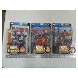 3 MARVEL Legends figures