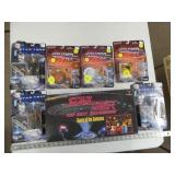 flat of 7 STAR TREk toys