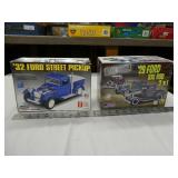 2 model car kits (