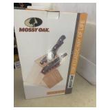 Mossy Oak 11 piece oak block knife set