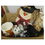 Box of Snowman Dï¿½cor