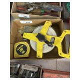 100ft measuring tape and other