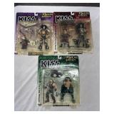 3 Kiss Psycho Circus Figures