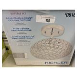 Kichler Semi Flushmount Ceiling Fixture 9.7inx9.7n