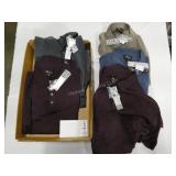 5 Jon Randall Long Sleeve Polo Shirts Size L